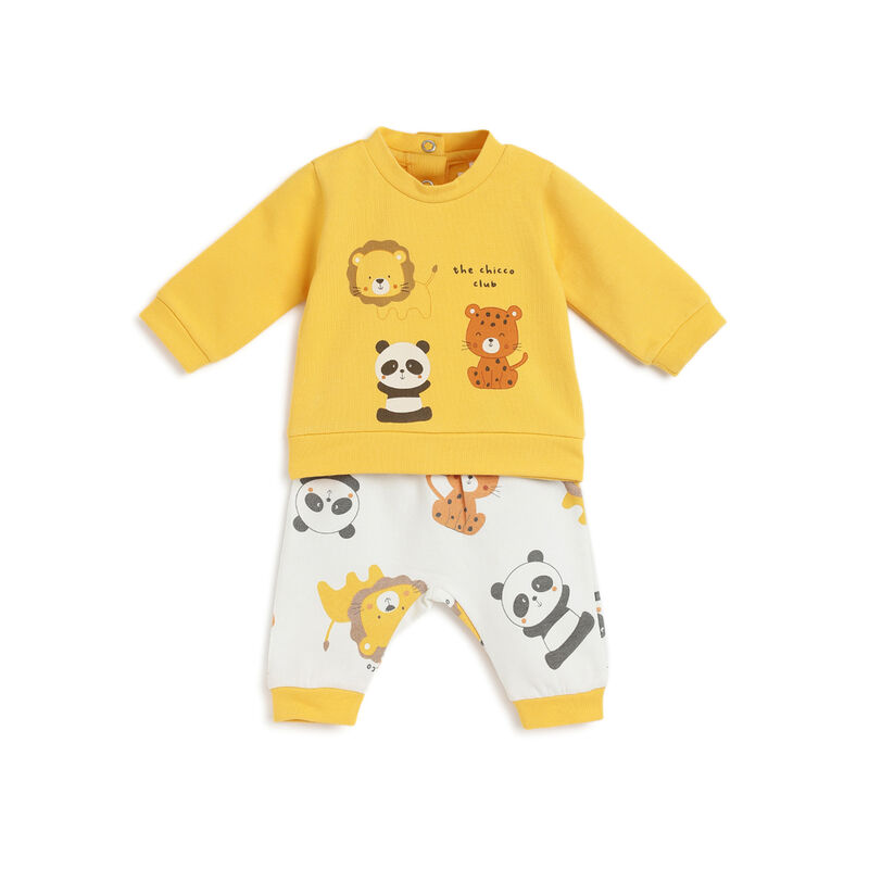 Infants Printed Sweatshirt with Trouser image number 0